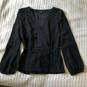 J.Crew faux wrap blouse